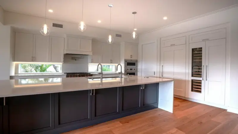 New construction home designed for a Siesta Key canal-front property in Sarasota County