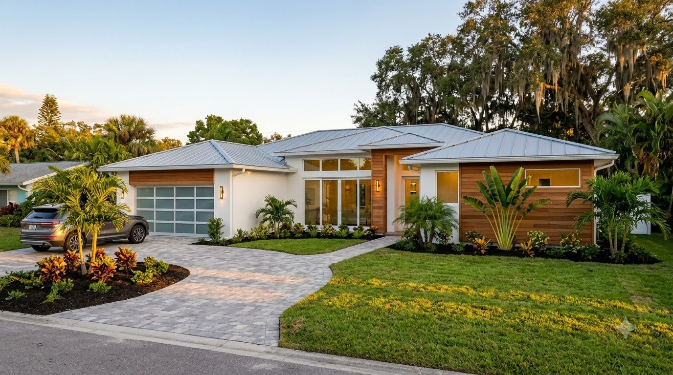 Home renovation timeline Sarasota — a home mid-renovation